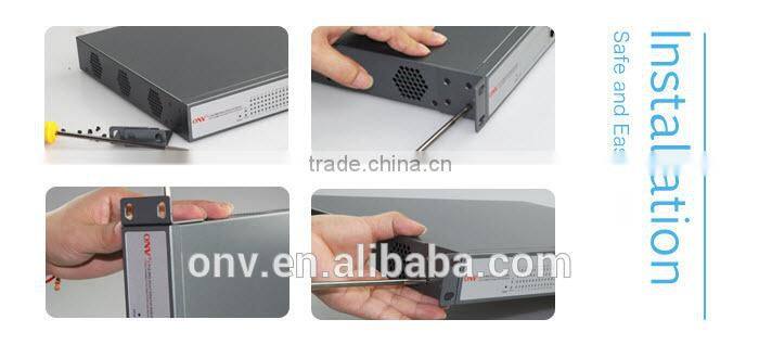 Rack mount 26 Port Gigabit PoE Switch with 24 PoE ports with Hikvision IP Camera Adapter ,