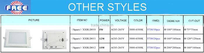 Lighting materials for 12w led panel light spare parts,square,aluminum alloy,Foshan manufacturing