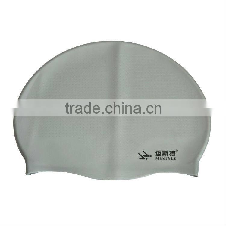 Unique silicone cap for swimming/silicone swim cap