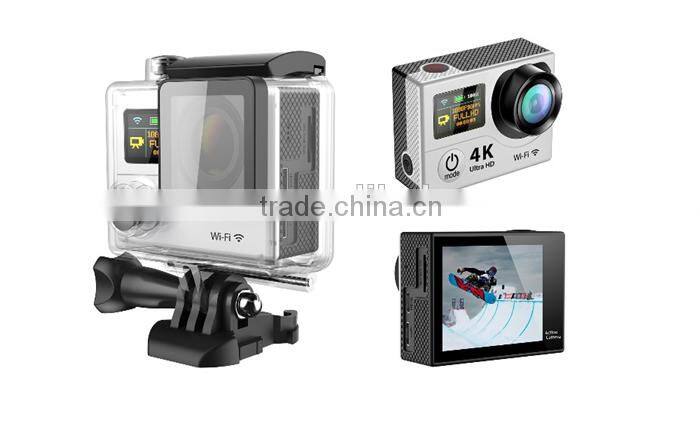 Full HD 1080p WiFi 4K 15fps Sport Camera Dual Screen 170 degree visual angle 12MP