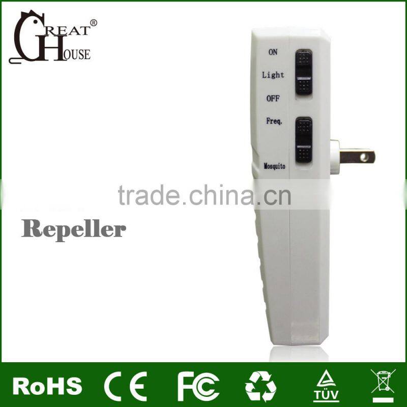 GH-701 Eco-friendly Air purifier electronic ultrasonic pest bye-Rat,roaches,mosquitoes,spiders,other insects
