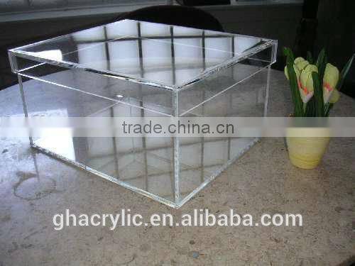 Customized clear acrylic box, acrylic gift box