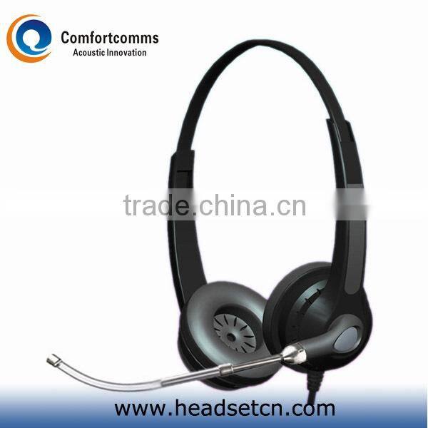 New Releasing Call Center Office Telephone Two Speakers Headsets