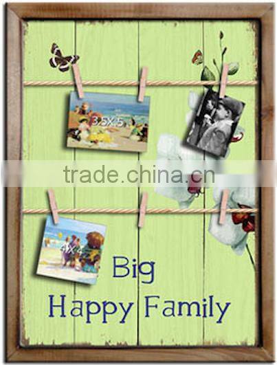 MHOME country style handmade wood frame for photos