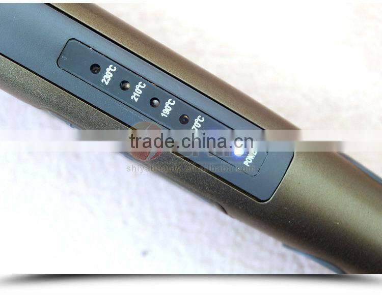 Professional new hair styling tools LCD LED flat iron titanium ceramic 360 power cable for hair straightener online