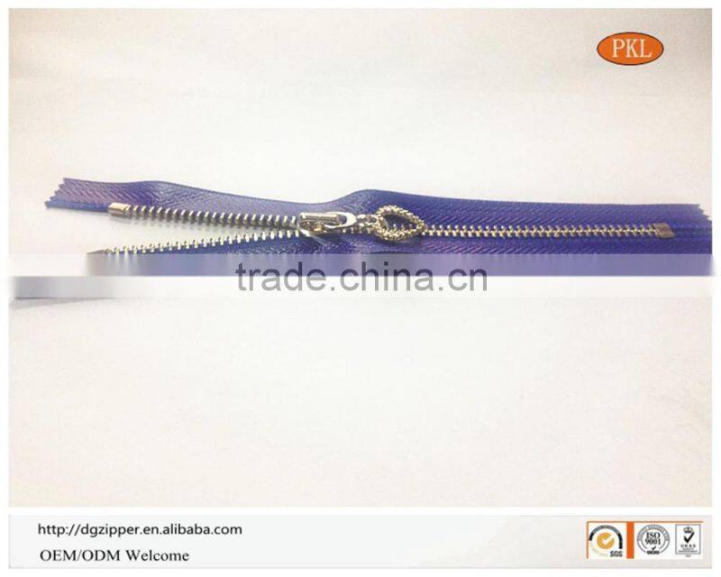 2015 hot sales fashion design waterproof No.5 metal zipper