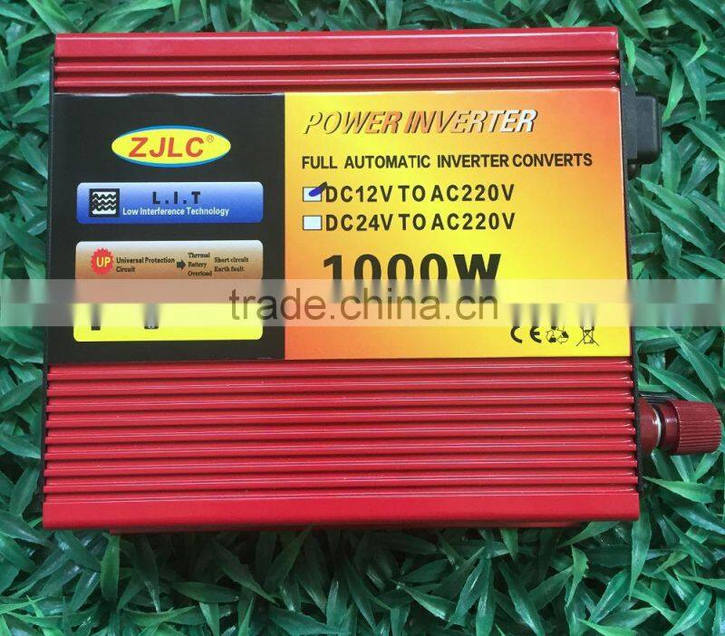 Factory price modified sine wave power inverter 1000w 12v 220v