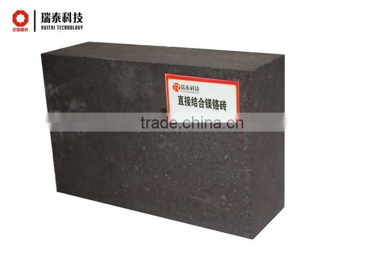 Direct-bonded magnesia-chrome bricks RTZMGe-20