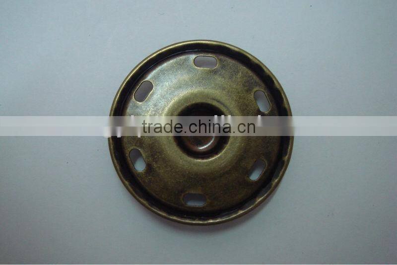47mm big big rim metal sew press stud button for coat
