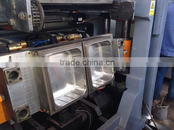 PP Rectangular Container Cover Thermoforming Machine With Stacker