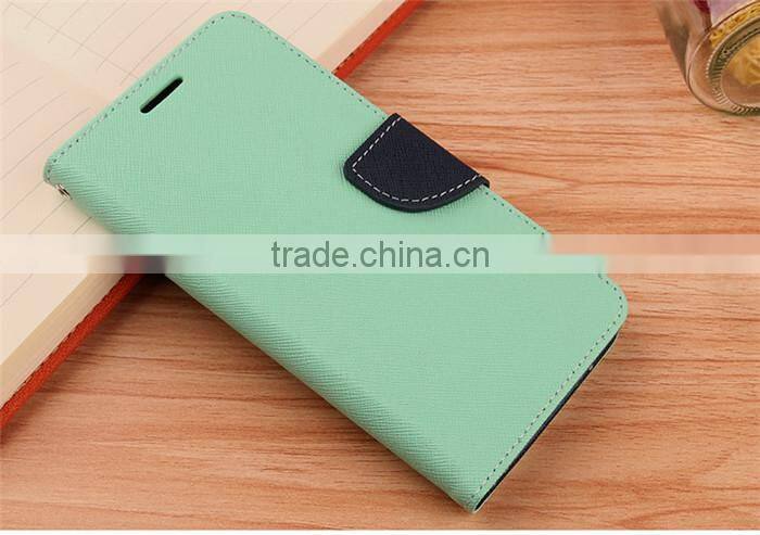 Mix Color Luxury Flip Wallet Leather Case For Samsung Note 5 Cell Phone