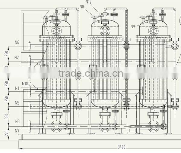 injection water filter (oil field re-injection treatment )