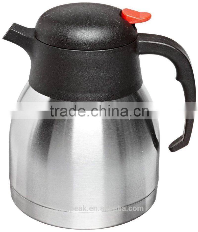 Stainless Steel Everyday Double Wall Vacuum Insulated Coffee Pot Carafe/Stainless Steel Water Pitcher with Lid/Insulated Pot