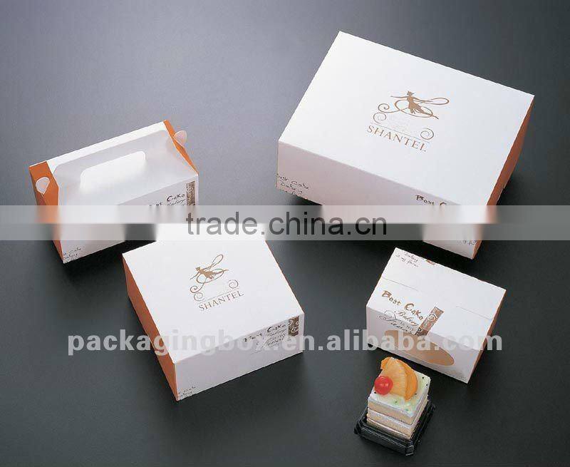 Hot sale food grade paper cake box