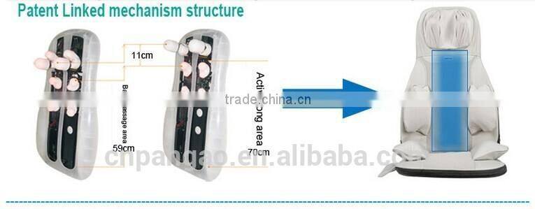 sharper image electric shiatsu massage full body massage mat with heat cussion