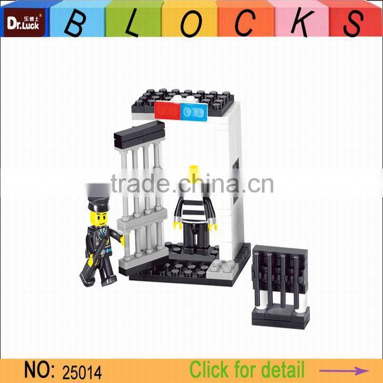 DIY Super Police Block car set building blocks mini