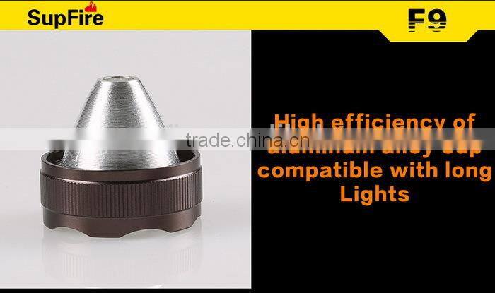 1100 High Lumens Supfire F9 CREE XML U2 Professional Camping LED Torch