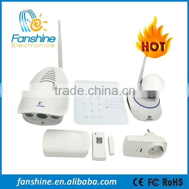 Fanshine Smart Home Automation IP Wifi GSM RFID Alarm System for IOS/Andriod App