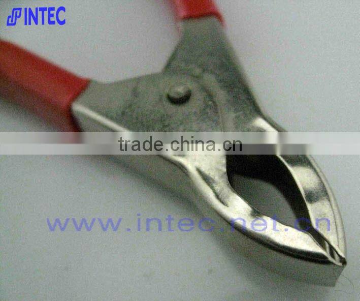 Jumper Wires Alligator Crocodile Roach Test Clip Plastic Handles Crocodile clips 48mm red color I00103