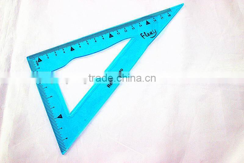 Great Enrionmental Flexible Foldable Triangle Ruler Four Color