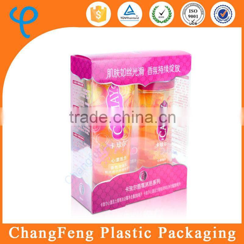 Hot Customized PVC Plastic Packaging Box for Shampoo
