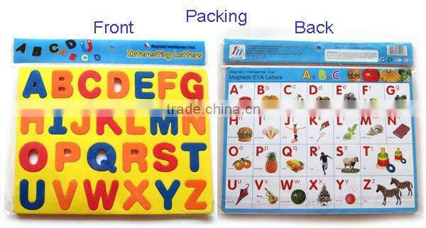Magnetic EVA Letters/Interesting Magnetic Educational Toys,magnetic EVA game set for children