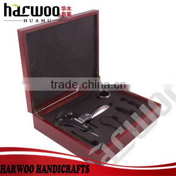 Good quality wine tools packing box with EVA lining