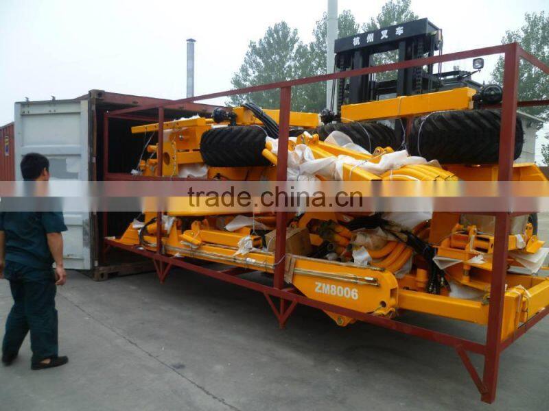 ATV timber trailer with crane/log trailer with grapple ZM3004