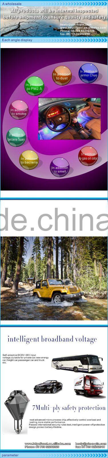 2016 Multi function 3 in 1 Double USB Car charger