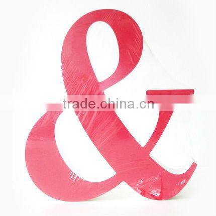 Hand painted MDF wooden alphabet wall hanging letters