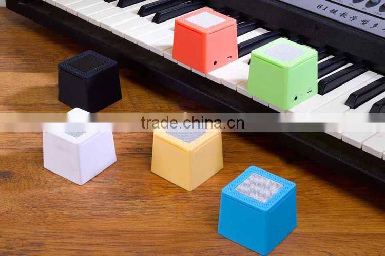 music box CE/RoHS/BQB speaker mini wireless portable stage sound vibration hands-free phone call digital bluetooth speaker