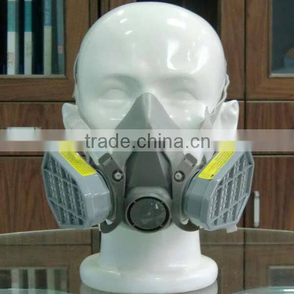 2016 famous gas mask similar as 3M gas mask chemical gas mask half face TPR frame gas protective gas mask military gas mask