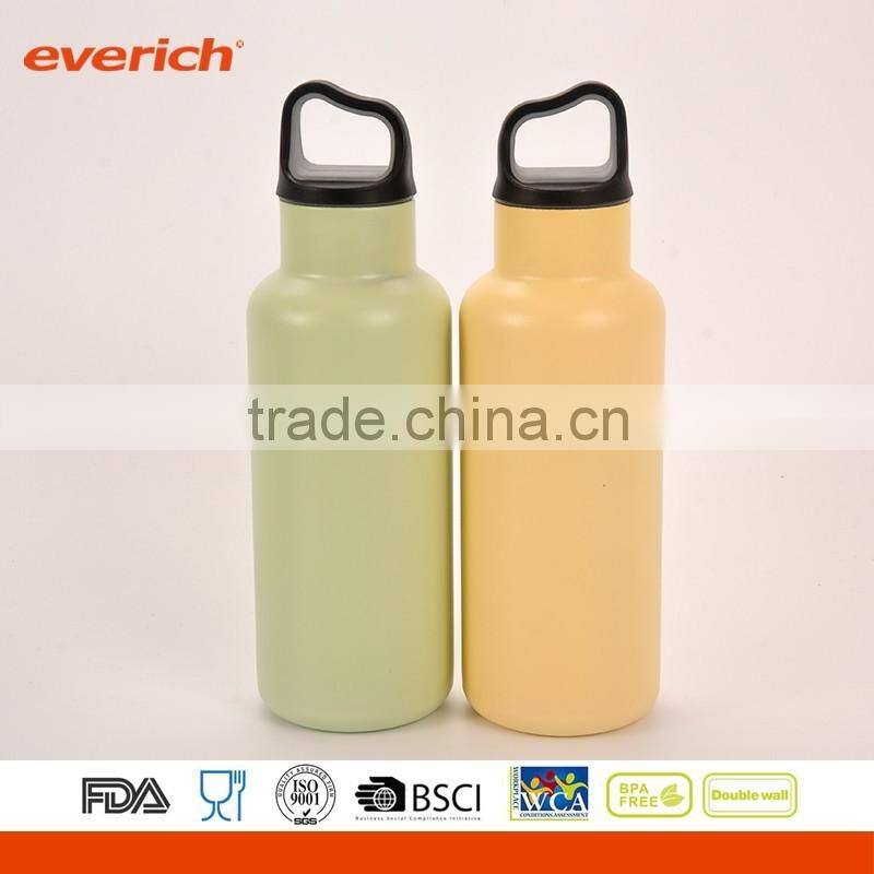 Vacuum Insulated Double Wall Flask Stainless Steel Water Bottle with lid