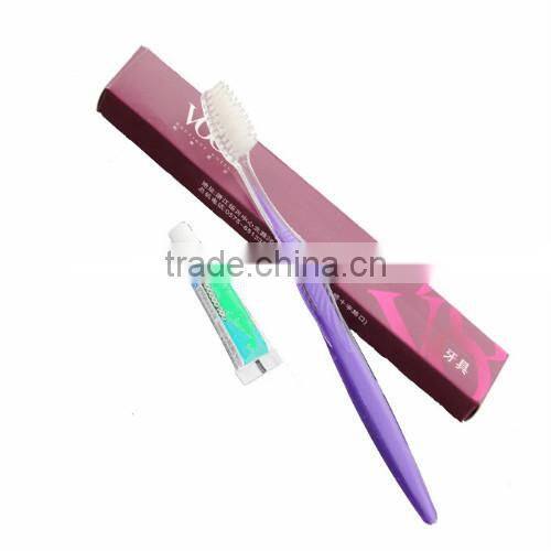 Hotels wholesale disposable toothbrush and toothpaste