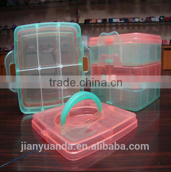 plastic storage boxes /clear plastic storage box with dividers /plastic storage box with handle