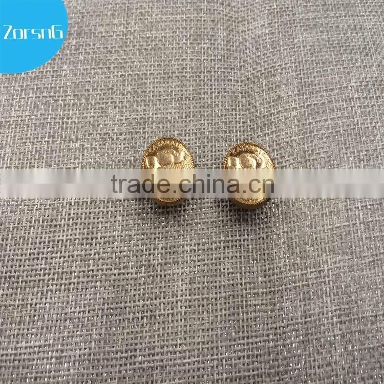 fashion accessory logo embossed shiny buttons custom metal snap button