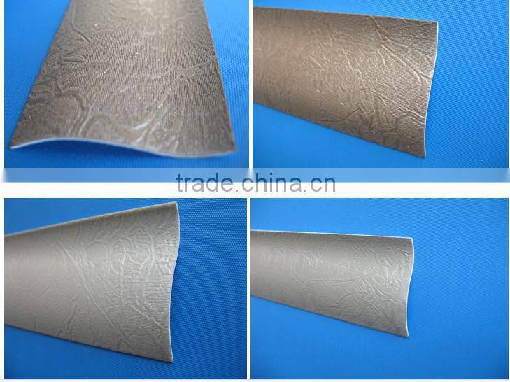 25mm pvc blind S Shape slat with emboss flower/roller blind