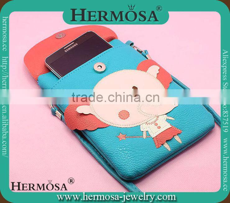 NEW ARRIVAL Orange Cute Animals Elephant Style Coin Purse Wallet Phones Bag Key Bag PUB 32