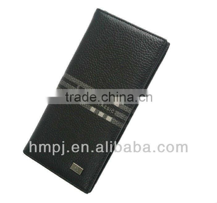 2013 western mens long wallets with cowhide leather material