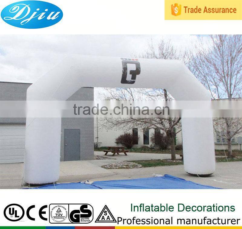 DJ-GM-35 white inflatable arch for Wedding Party Bridal Prom Garden Floral Decoration