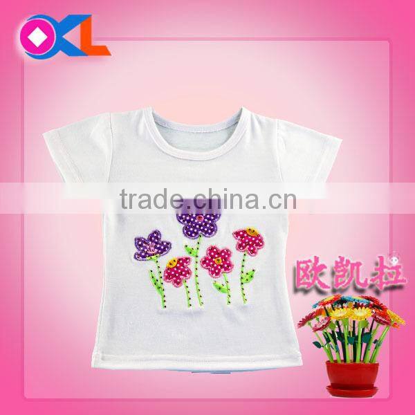 High quality fashionable cute wholesale china baby t shirt boys kids t shirts design