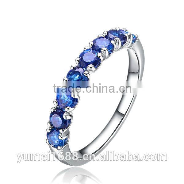 OEM Design Rhodium Plated With AAA CZ Stone Ring In Lowest Price Made In China