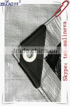 105gsm sliver and black color tarpaulin&all kinds of tarpaulin&dining canopies