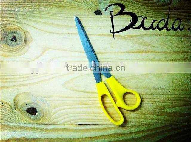 7" Best selling stainless steel student scissors with PP handle BD-S1663