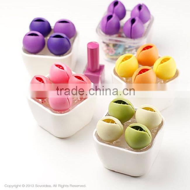 Innovative Flower Bud Desktop Organizer Holder