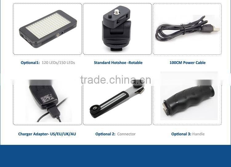 10W Bulit-in Battery Small Size LED Video Light For Photography