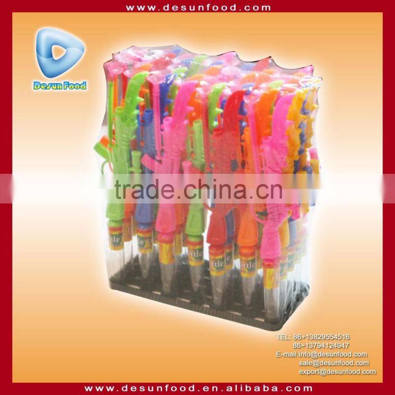 weapons shooting novelty plastic toys candy for kids