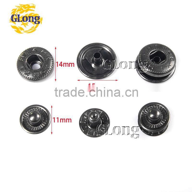 Metal Press Studs Sewing Button Snap Fasteners Sewing Leather Craft Clothes Bags #GZ153-15