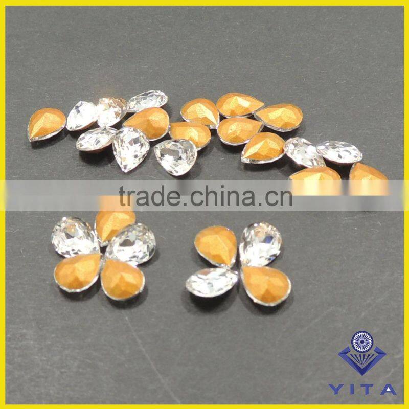 Fashion China factory AAA quality rectangla, square drop, oval ,horse eye shape point back crystal fancy rhine stone for dress