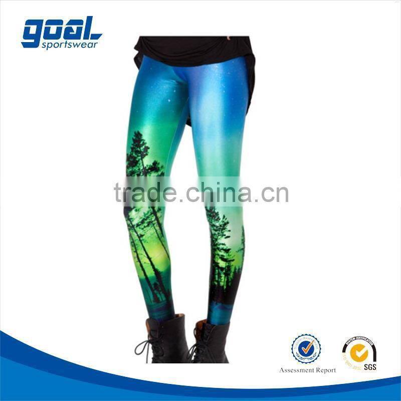 Best selling club sublimation lycra leggings